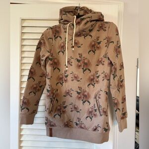 Ampersand Avenue Floral Pink Hoodie - XS
